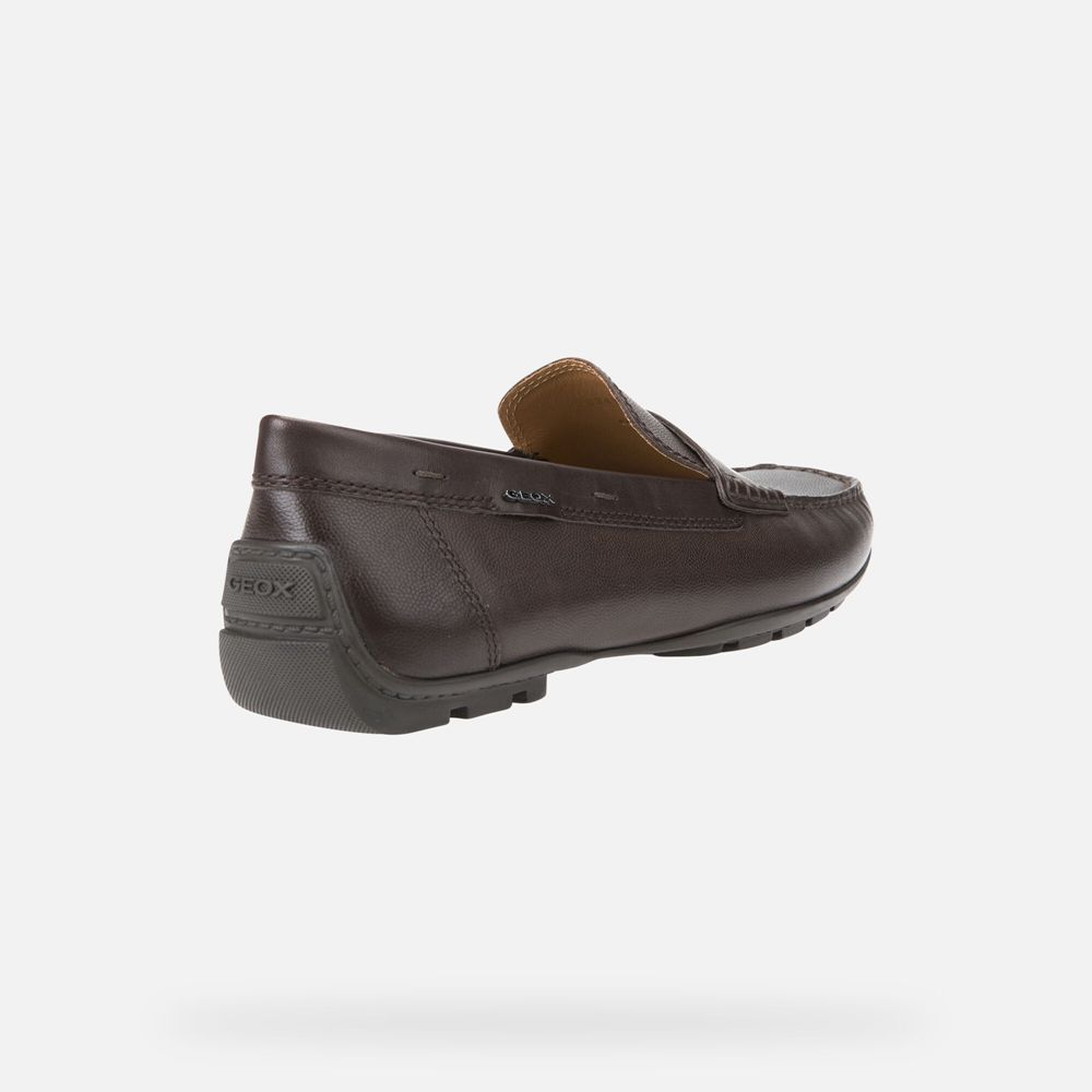 Geox Erkek Loafers Kahverengi - Moner 2Fit - PXK-631427